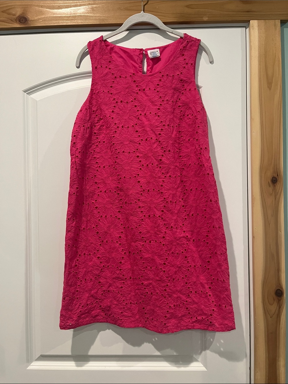 Sigrid Olsen 100% cotton eyelet dress size medium EUC